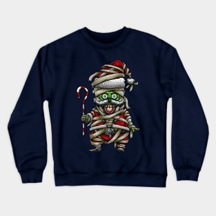 Monster santa claus ( mummy ) Crewneck Sweatshirt